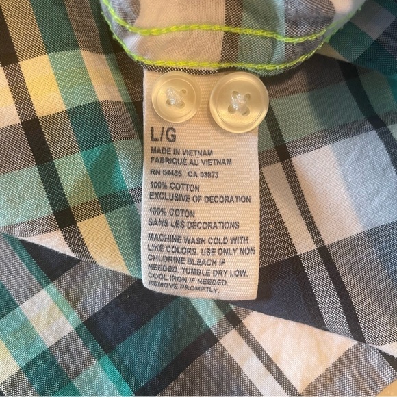 American Eagle Outfitters Long Sleeves Plaid Button Down Shirt Size Large - Picture 4 of 7